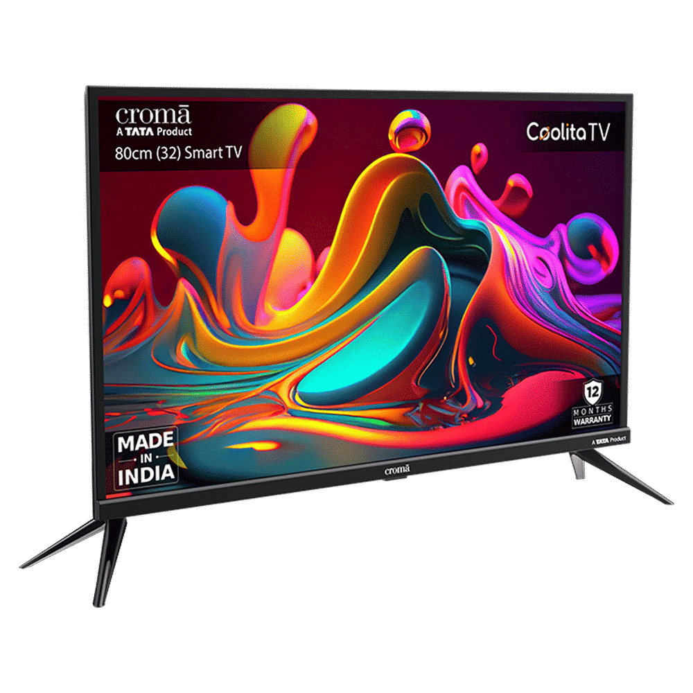 Buy Croma 80 cm (32 inch) LED HD Ready Smart Linux TV with A+